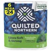 Quilted Northern Ultra Soft & Strong Toilet Paper with Paper