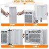 HUAREW Window Air Conditioner Side Panel with Frame