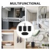 Juego De Accesorios De Baño De Plástico De 4 Piezas,