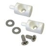 White Nylon Hinge Bushing Pin Kit 3/8" Diameter for Continuous
