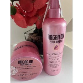 Argan Oil from Morocco Keratin Hydrating Hair Masque & Leave-in-Condi