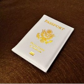 Unbranded Travel Faux Leather Passport Booklet Organizer Holder Card Case Protector Cover