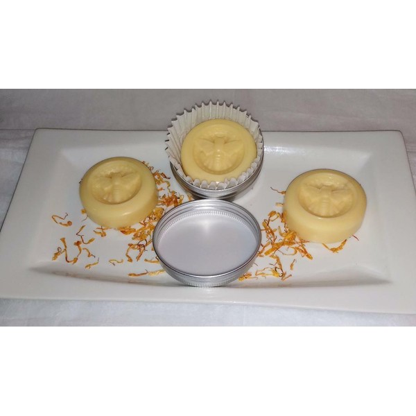 Homemade Calendula lotion bar, eczema lotion bar, baby lotion bar,