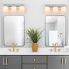 BrkNit 3 Light Modern Bathroom Light Fixtures Over Mirror, Chrome