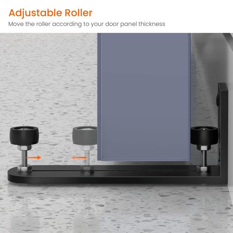 Homode Sliding Barn Door Floor Guide, Sliding Door Bottom Guides