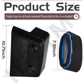 11011-6001 Air Filter Cover + 11013-7027 Air Filter for Kaw-asaki FH601V FH641V FH680V FH721V - Replace 11013-7024 11011-7003 92210-7015