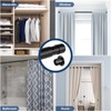 INSIMHEART Closet Rods for Hanging Clothes, 17-69in Heavy Duty Adjustable