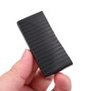 WANGCL 12 x Black Plastic Slatted Bed Frame Slatted Support