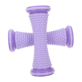 Baluue 2pcs Foot Yoga Roller Ergonomic Manual for Plantar Relief Construction Portable Foot Massage Tool for Office and Travel Use