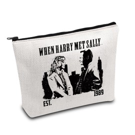 MAOFAED Movie Inspired Gift, Movie Lover Gift, Vintage 80s Movie Makeup Bag for Women, Wife, Girlfriend (est1989CA)