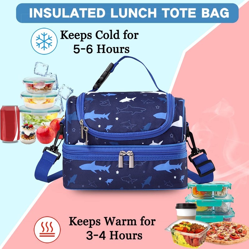 VASCHY - Kids and Boys Insulated Lunch Bag - Separate