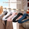 GETORO Velvet Hangers 30 Pack, Non Slip Space Saving Clothes