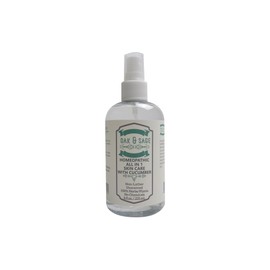 OAK & SAGE Homeopathic All in 1 Skin Care with Cucumber - NonLather - Unscented - 8oz - 100% Herbs/Plants, No Alcohol, No Chemicals - for Normal, Dry, and Oily Skin Types