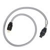 HiFi Power Cable Pure Copper Gold Plated Double Shielding Audiophile