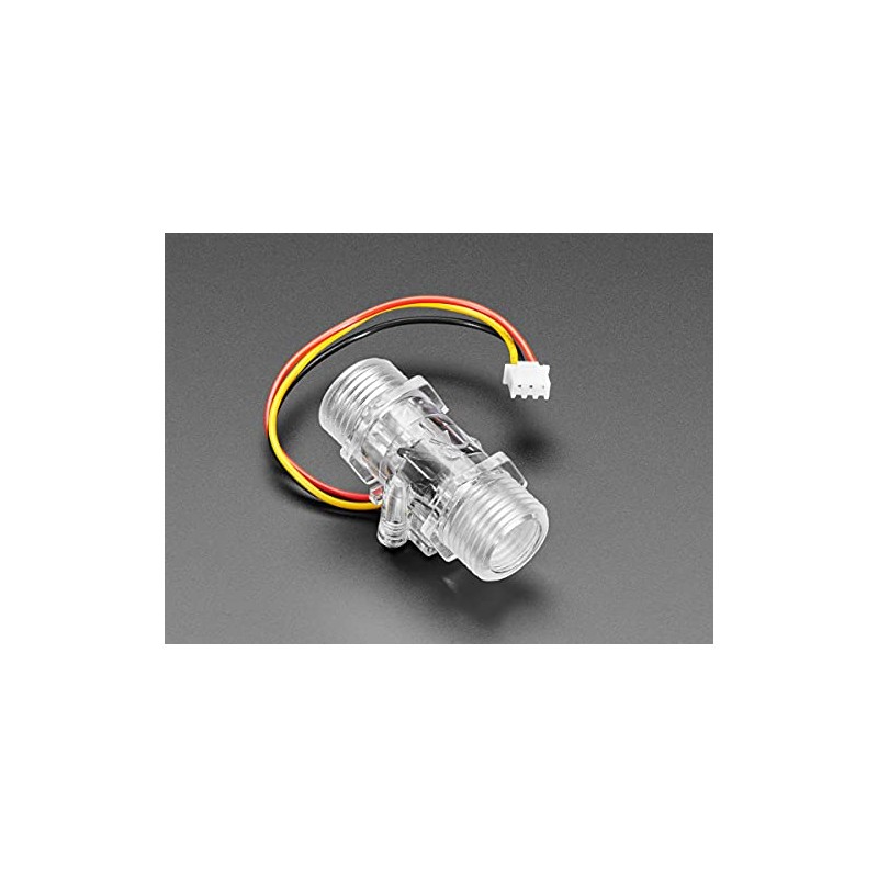 Clear Turbine Water Flow Sensor with 3-pin JST