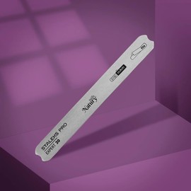 STALEKS PRO for Natury Nails Straight Metal Base for Self-Tapping Files, Stainless Steel Expert 20. MBE-20