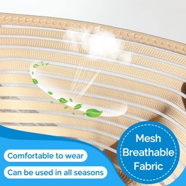 Heagimed Unisex Ostomy Support Belt, Abdominal Binder Opening Ostomy Belt Hernia Colostomy Belt for Colostomy Bag Support Stoma Support Wrap, Size XL