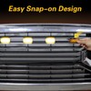 RUHUALIFE 4PCS LED Front Grille Lights Bars Compatible with Ram