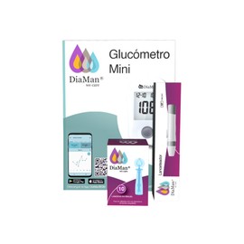 Glucómetro Diaman Mini + 10 Lancetas