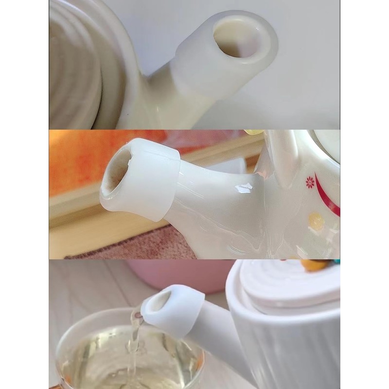 Coffeepot Teapot Spout Protectors，Silicone Teapot Tea Pot Spout Cover Sleeve