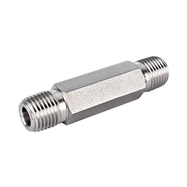 FITOK 316 Stainless Steel Pipe Fitting Hex Long Nipple 3/4" Male NPT 3" Overall Length 7300 psi, SS-PLN-NS12-3