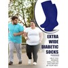 Bunnycool 4 Pairs Extra Wide Socks Swollen 30" Lymphedema Socks