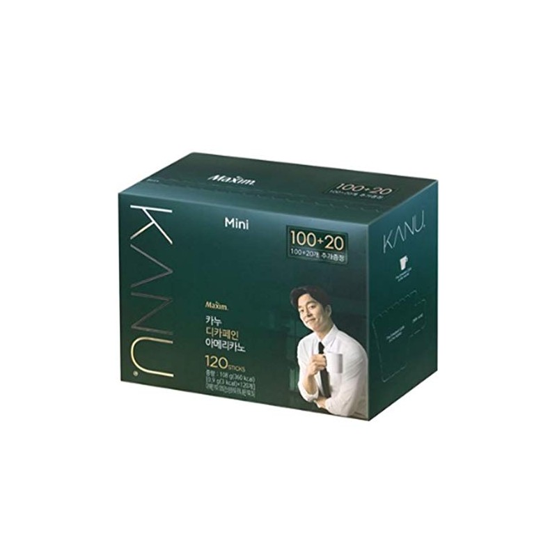MAXIM KANU Mini Decaffeinated Americano Coffee 0.9gx100T+20T