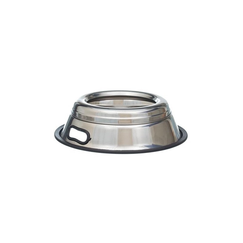 Indipets Stainless Steel Spill Proof Splash Free Dog Bowl -