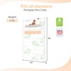 Dream On Me Aster 3" Fiber Portable Mini Crib Mattress,
