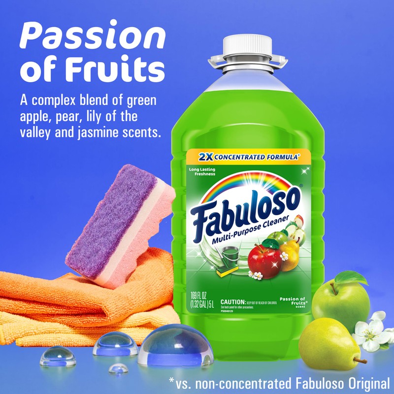 FABULOSO 169F CS SP PASSION FRUIT 2X pack of 3