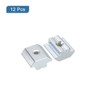 sourcing map t Nuts, 12pcs - Galvanized Carbon Steel t