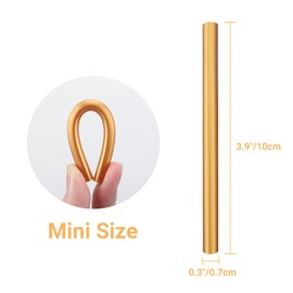 ENPOINT 120pcs Metallic Gold Hot Glue Sticks Mini - 4 x 0.27in Adhesive EVA Bulk Hot Glue Sticks for Car Dent Repair, Stamp Home Repair DIY Art Projects Bonding Woods Glass Paper Plastic Decoration