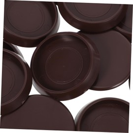 Outanaya 24pcs Non Skid Furniture Pads Round Wheel Caster Cups Caster Cups for Carpet Protect Floors from Scratches for Furniture and Piano Support