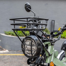 Motorcycle Front Luggage Rack Compatible with Honda Trail125 CT125 Huntercub125 2020 2021 2022 2023 2024 2025 Cargo Carrier Driver Bracket Holder Support Shelf