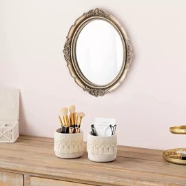 mkono Organizador De Brochas De Maquillaje Mkono, Macramé, Mínimo