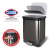 Glad Stainless Steel Step Trash Can with Odor Protection |