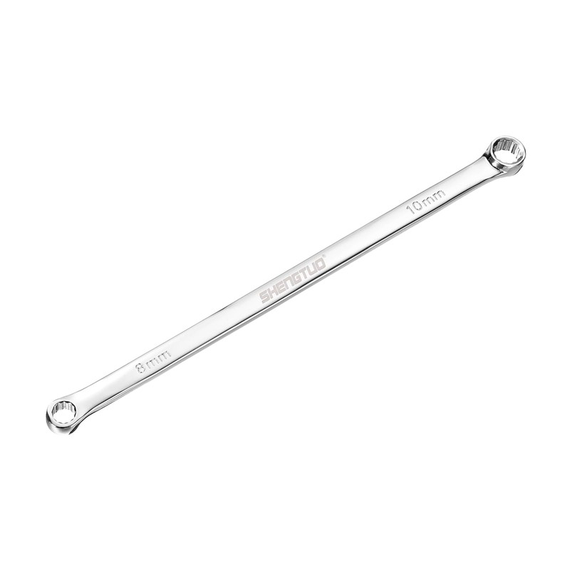 sourcing map Double End Box Wrench 8 x 10 mm