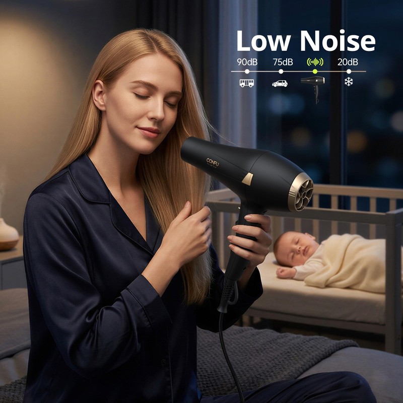 Hair Dryer Professional Hairdryer - Ionic Blow Dryer 5X Fast