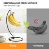 AIEVE Banana Holder Stand, Stainless Steel Banana Hanger Stand with