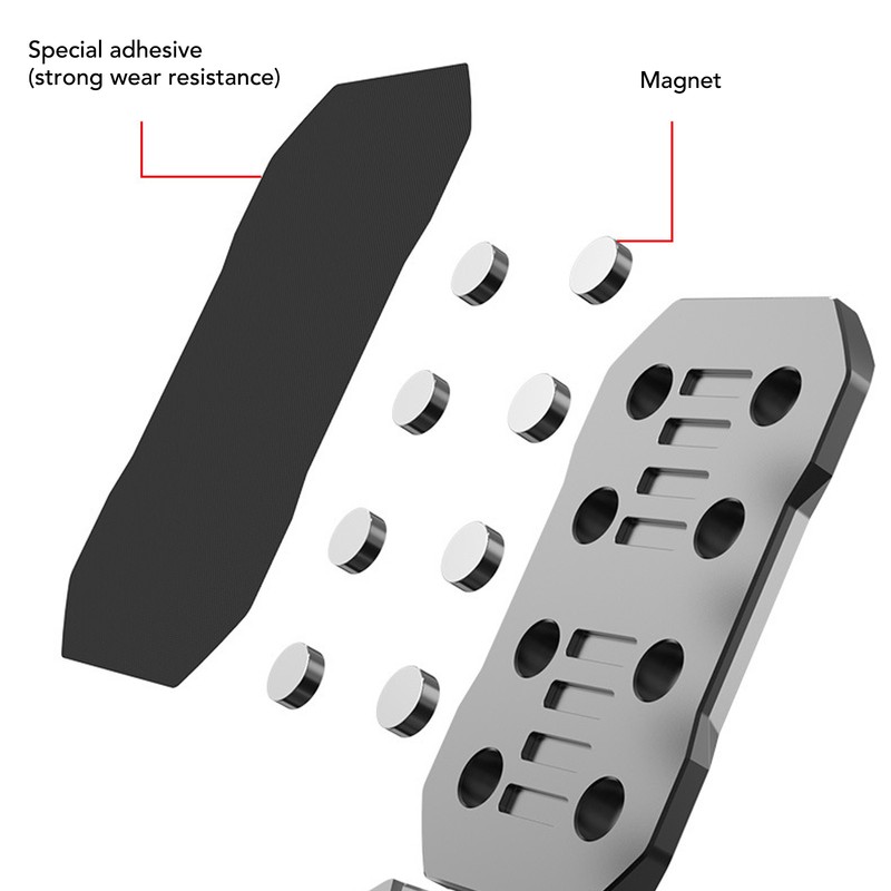 Push Card Slider Magnetic Push Card Zinc Alloy Crisp Sound