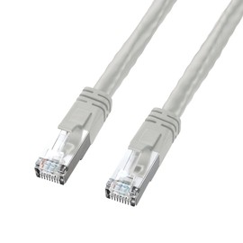 サンワサプライ PoE CAT6 LANケーブル ライトグレー 15m KB-T6POE-15