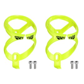 HARFINGTON 2pcs Bicycle Water Bottle Holder Ultra Lightweight Universal Bike Bottle Cages Cycling Cup Holder for MTB Road Gravel, Yellow