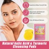 40pcs Exfoliating Kojic Acid And Turmeric Face Scrub Pads for