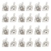 FOCMKEAS 20PCS AAA/Single-S-Tail Stainless Steel Metal Battery Spring Positive and