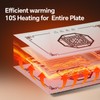 SHGUMITE Electric Warming Tray with 5 Temperature and Time Settings