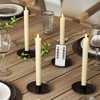 Rechargeable Flameless Taper Candles, Real Wax 9.6 Inch LED Candlesticks