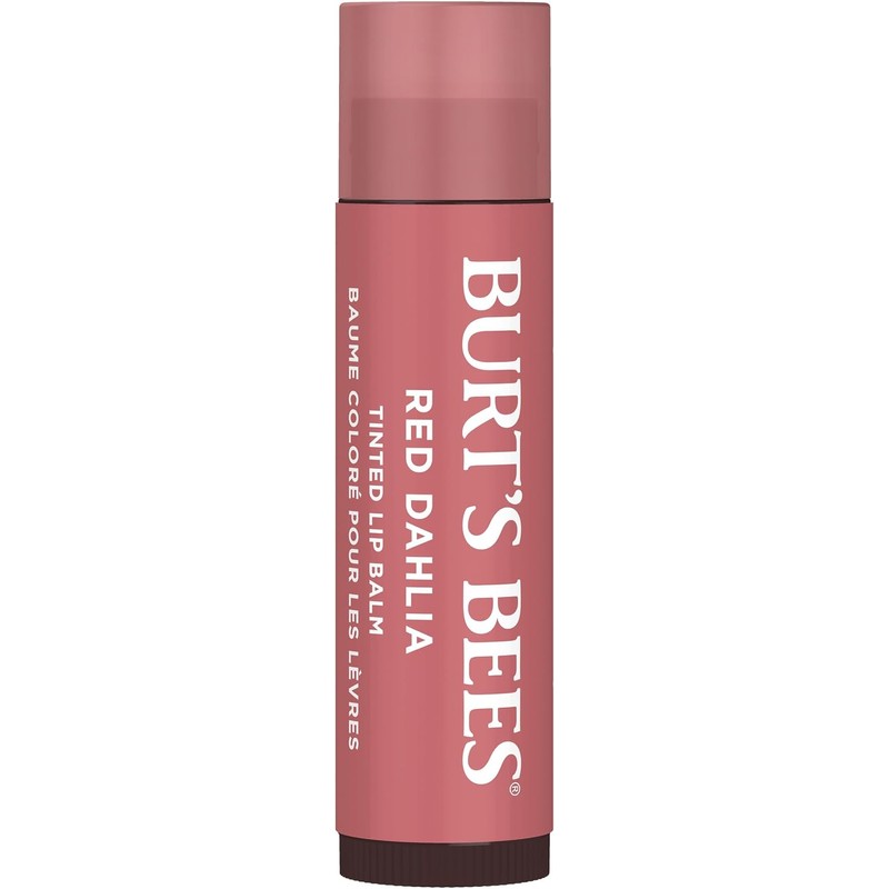 Bálsamo labial tintado natural Burt's Bees, rojo (Red dahlia), 2
