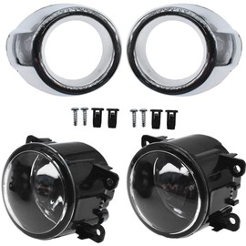 ANTUKO 2 luces antiniebla de conducción de lente transparente con bombillas de repuesto para modelos 2012-2014 Focus S/SE/SEL/Titanium