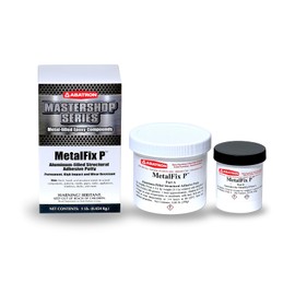 Abatron Metalfix P Metal Repair Kit - Aluminum-Filled - Epoxy Putty and Structural Adhesive - Gray