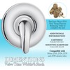 Moen Compatible Shower Trim Kit, Single Handle Replacement for Posi-temp